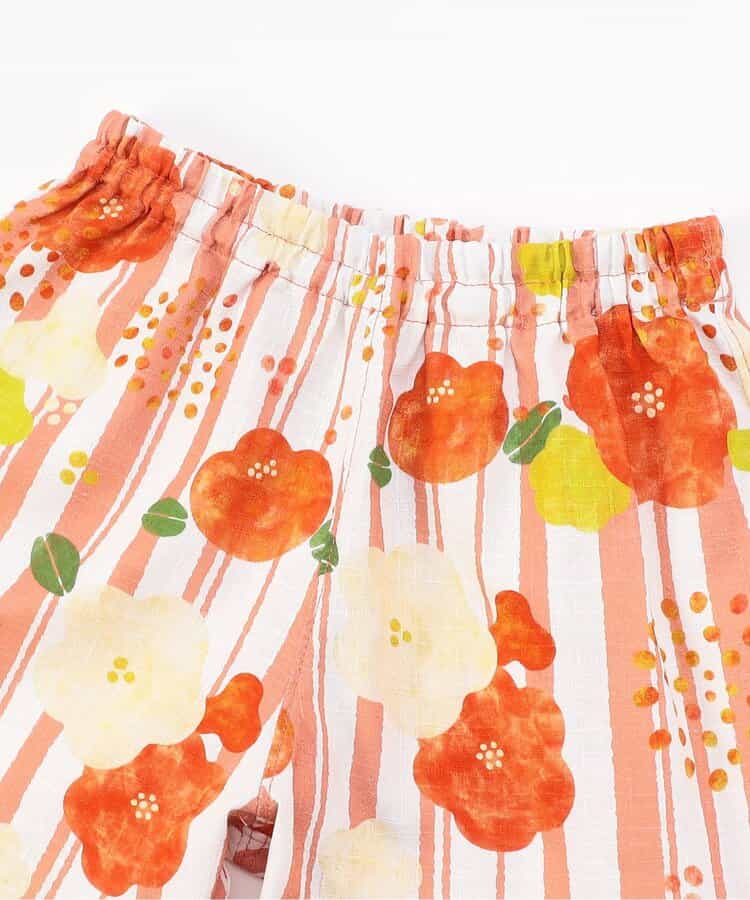 Japanese Ampersand Jinbei Ren Pouch Japanese Kimono 80-140cm Girls Summer Other Brands Children's Clothing TOPS PANTS Japanese Summer Festival Special