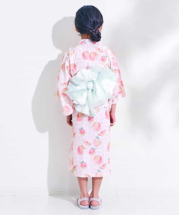 Japanese Ampersand 2Way Yukata with Pouch (80-140cm) Japanese Kimono for Girls (Summer Dresses from Other Brands)