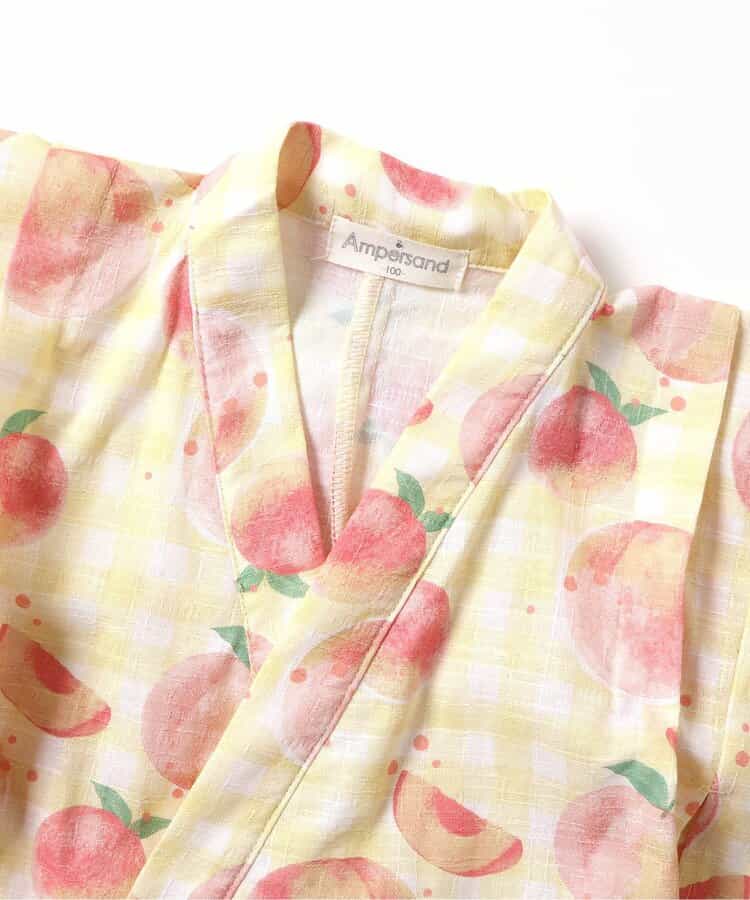 Japanese Ampersand 2Way Yukata with Pouch (80-140cm) Japanese Kimono for Girls (Summer Dresses from Other Brands)