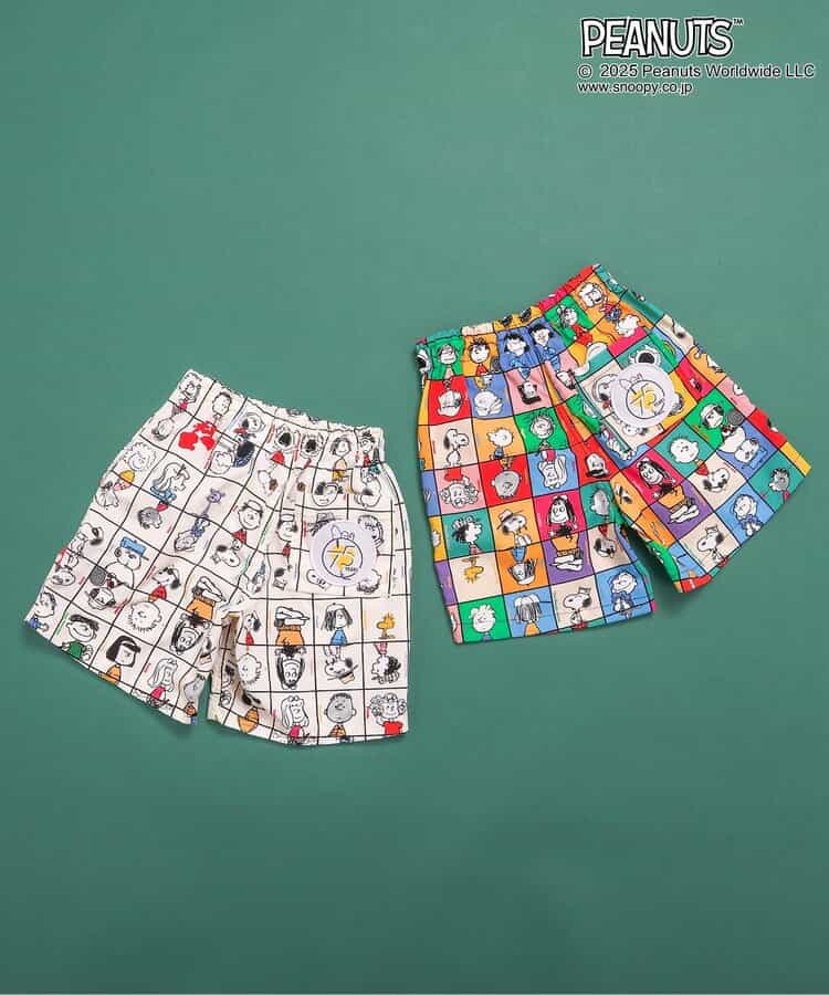 Ampersand x PEANUTS UV-Proof Beach Shorts (80-140cm) - Boys' Summer Swimsuit Special (Direct from Japan)