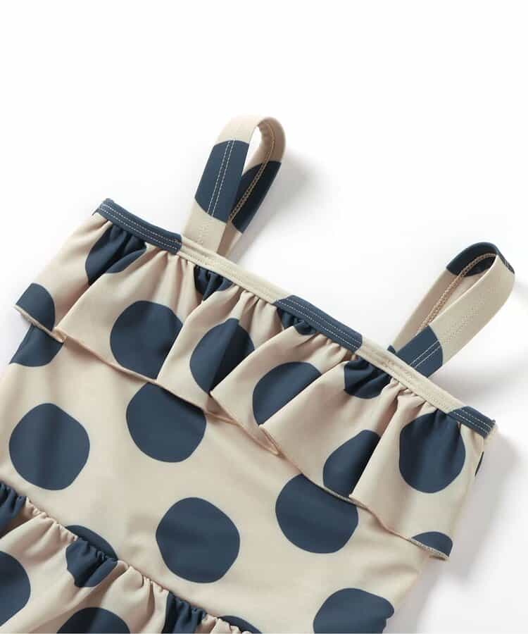 Ampersand UV-Proof Two-Piece Swimsuit (Direct from Japan) 80-140cm Girls' Summer Swimsuit Special