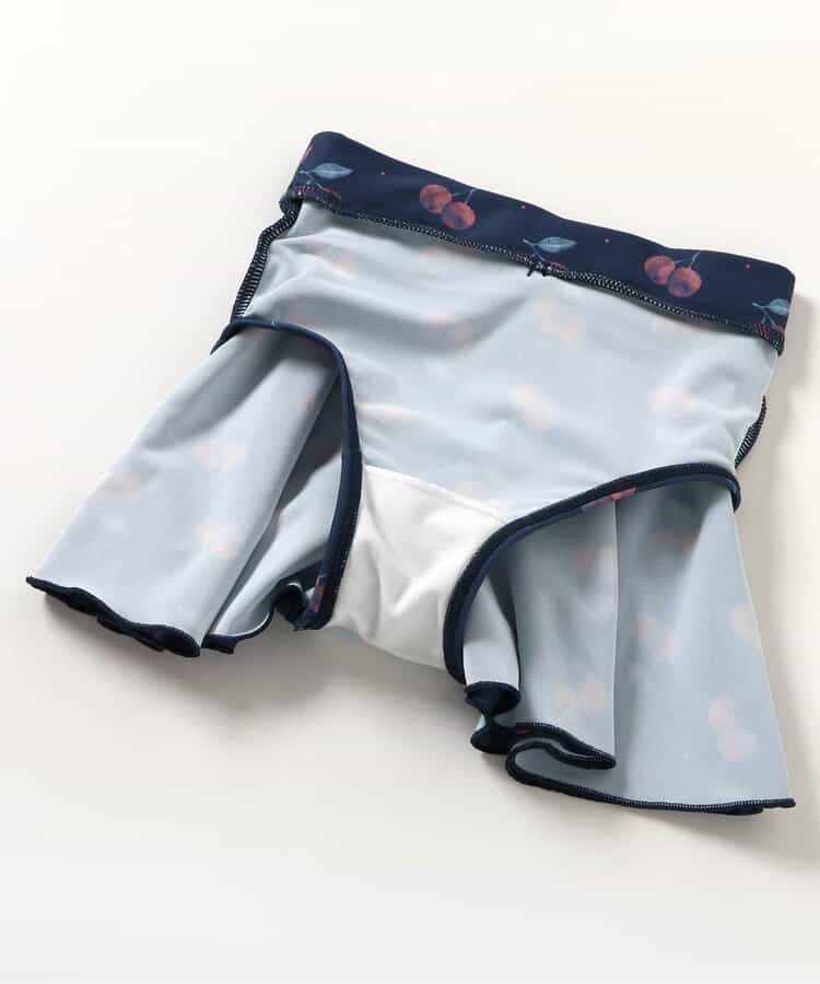 Ampersand UV-Proof Two-Piece Swimsuit (Direct from Japan) 80-140cm Girls' Summer Swimsuit Special