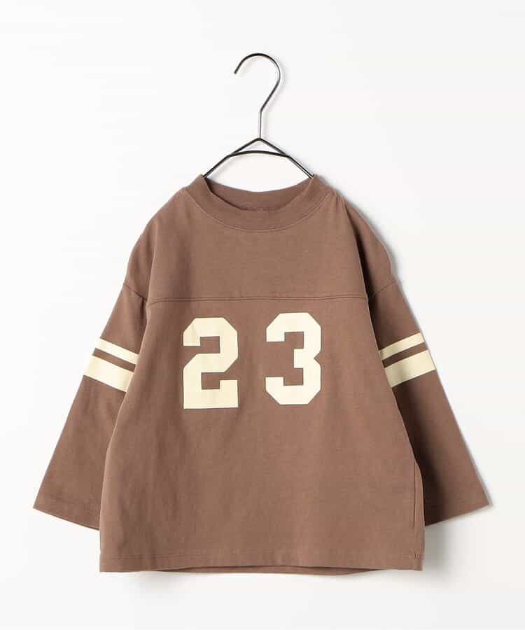 Japanese children's clothing p.prem#r sports style long-sleeved tops 80-140cm boys/girls summer TOPS