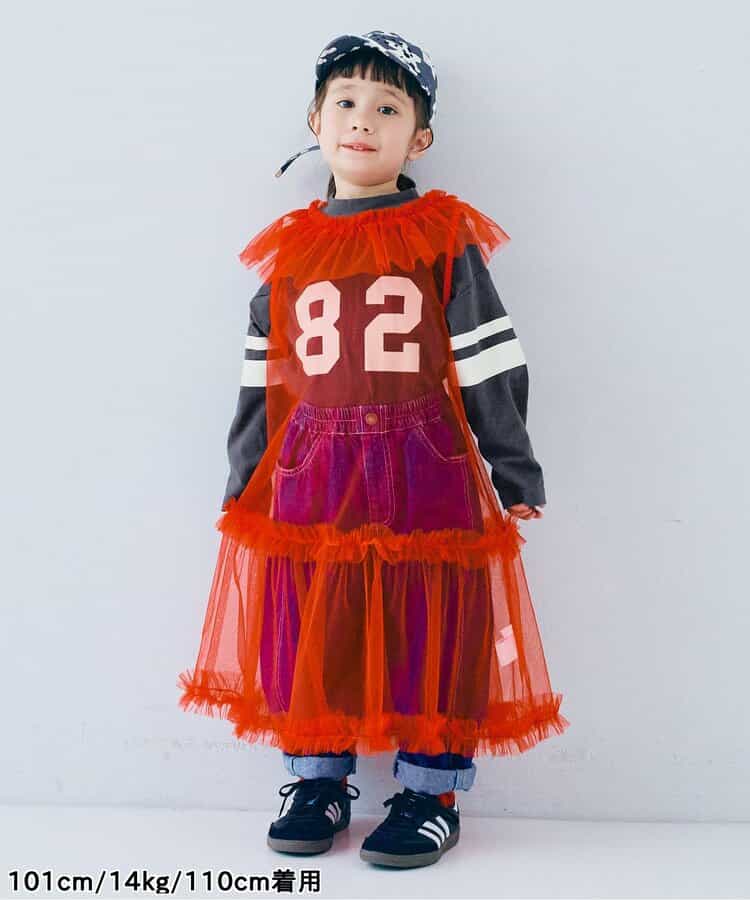Japanese children's clothing p.prem#r sports style long-sleeved tops 80-140cm boys/girls summer TOPS