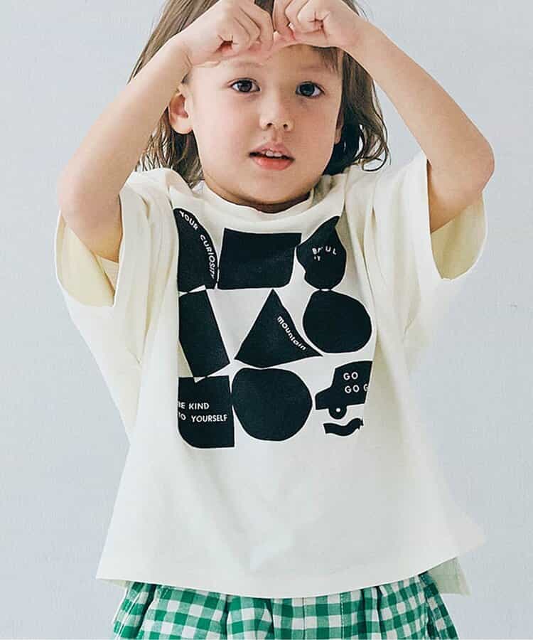 Japanese children's clothing p.prem#r cute printed T-shirt 80-140cm boys/girls summer TOPS