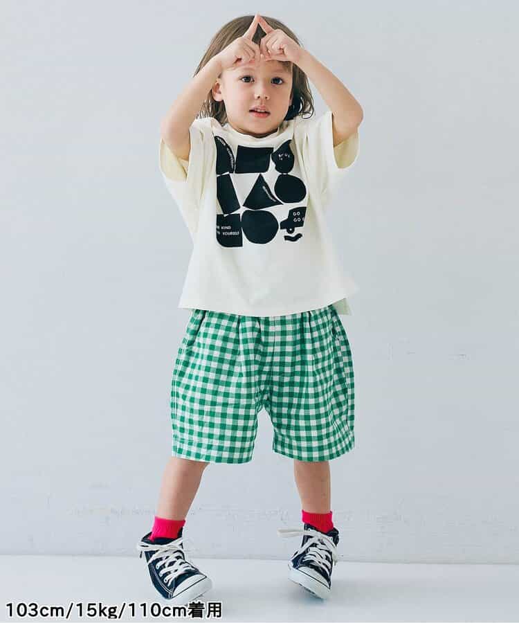 Japanese children's clothing p.prem#r cute printed T-shirt 80-140cm boys/girls summer TOPS