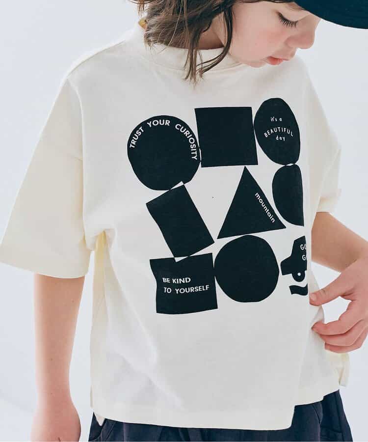Japanese children's clothing p.prem#r cute printed T-shirt 80-140cm boys/girls summer TOPS