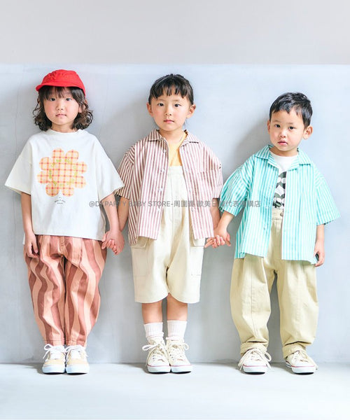 日本童裝 p.prem#r 短袖上衣 80-140cm 男童款/女童款 夏季 TOPS
