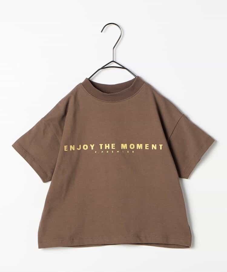 Japanese children's clothing p.prem#r letter print T-shirt 80-140cm boys/girls summer TOPS