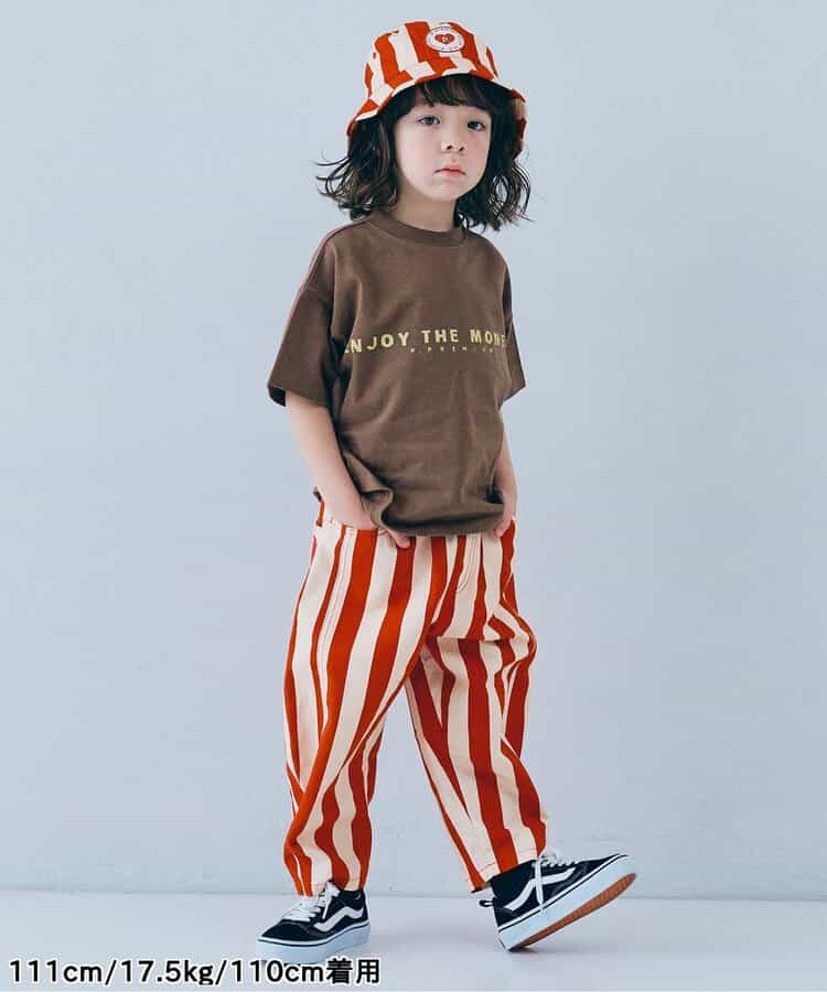 Japanese children's clothing p.prem#r letter print T-shirt 80-140cm boys/girls summer TOPS