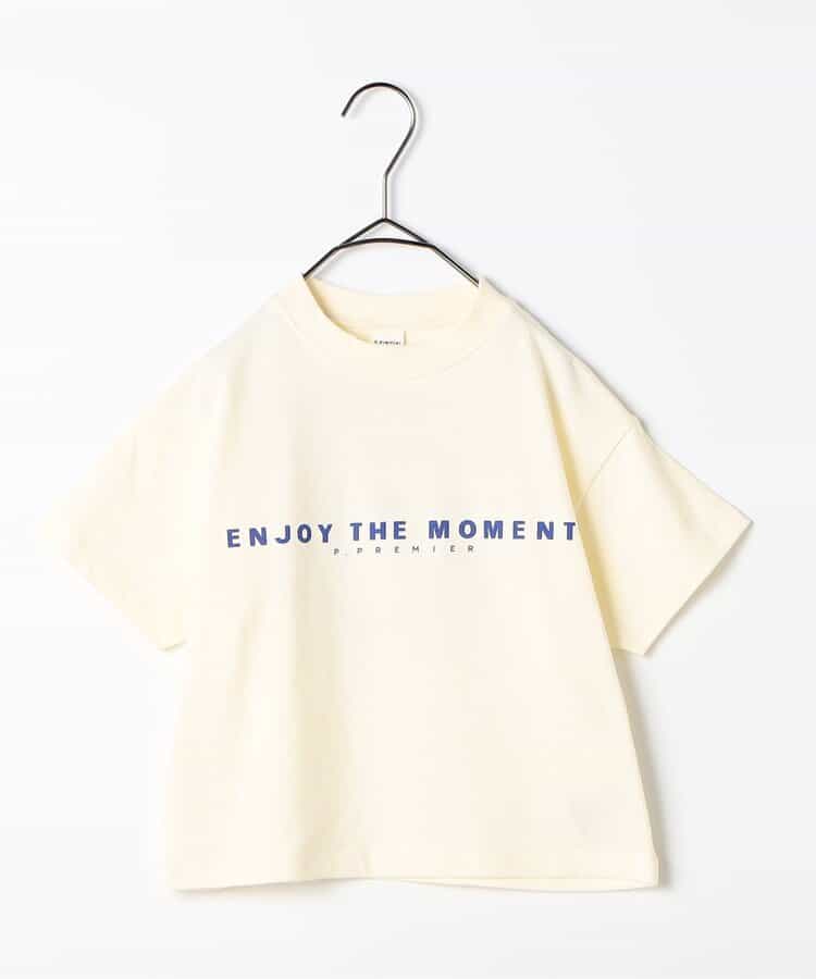 Japanese children's clothing p.prem#r letter print T-shirt 80-140cm boys/girls summer TOPS
