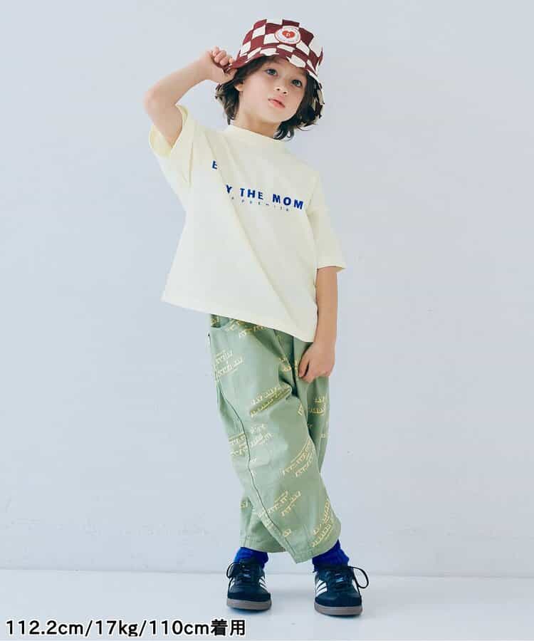 Japanese children's clothing p.prem#r letter print T-shirt 80-140cm boys/girls summer TOPS