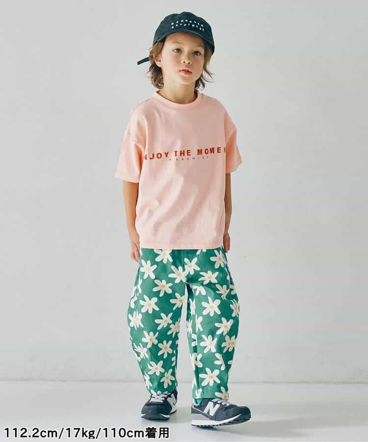 Japanese children's clothing p.prem#r letter print T-shirt 80-140cm boys/girls summer TOPS
