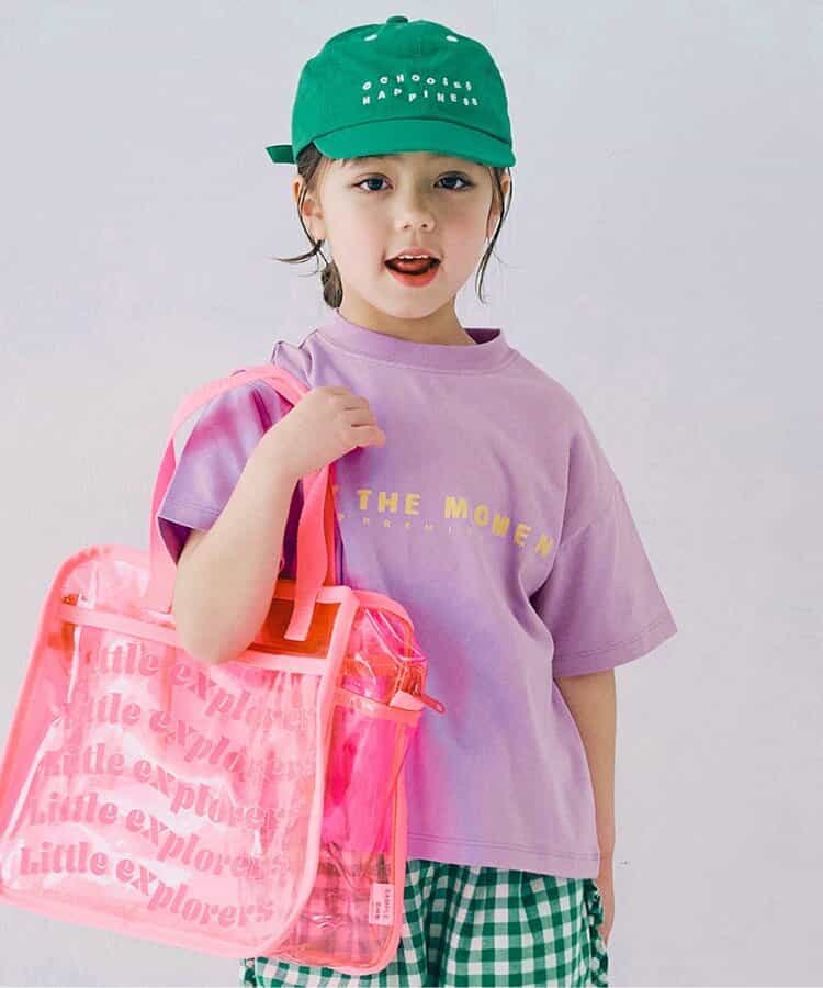 Japanese children's clothing p.prem#r letter print T-shirt 80-140cm boys/girls summer TOPS