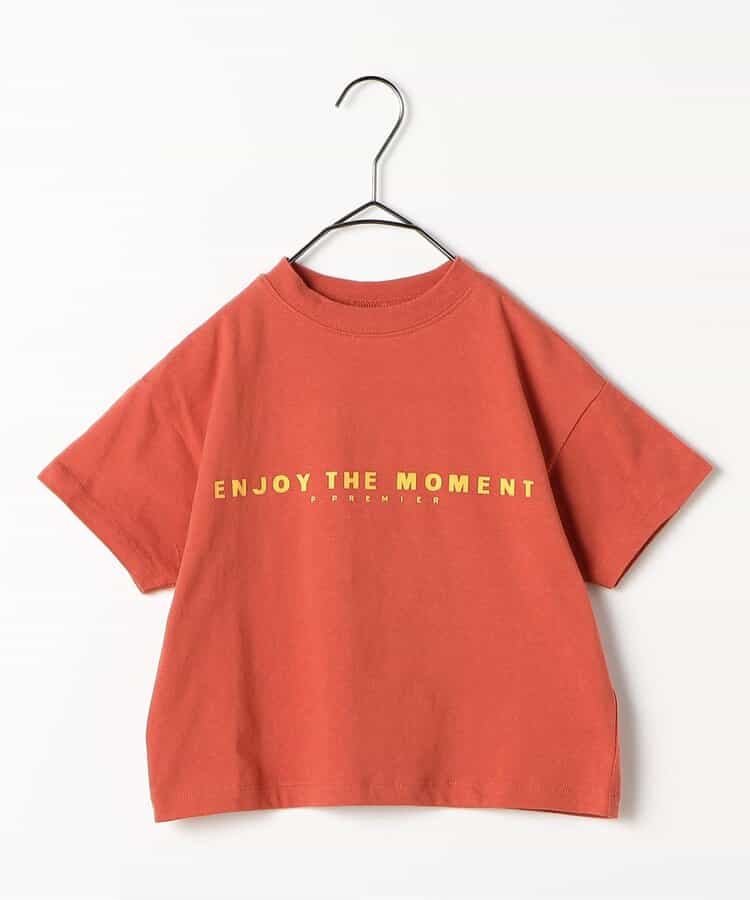 Japanese children's clothing p.prem#r letter print T-shirt 80-140cm boys/girls summer TOPS