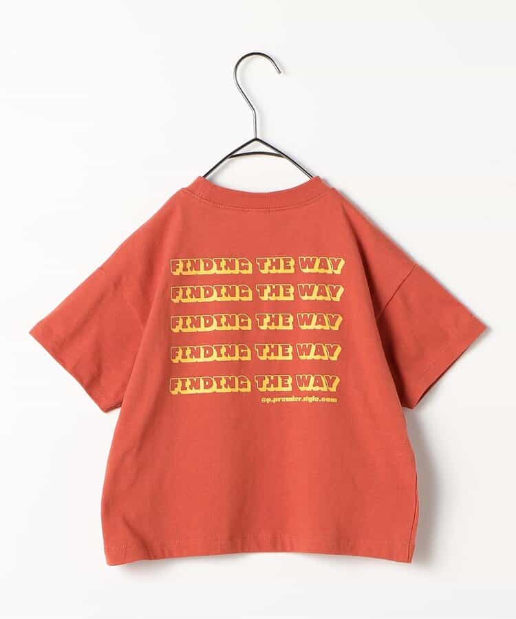 Japanese children's clothing p.prem#r letter print T-shirt 80-140cm boys/girls summer TOPS