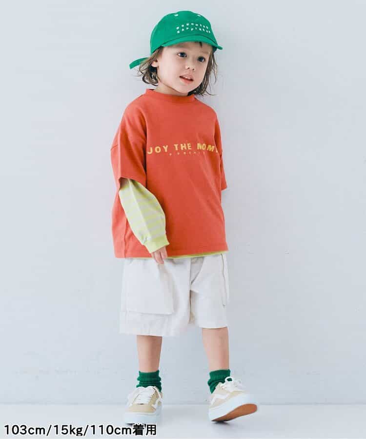 Japanese children's clothing p.prem#r letter print T-shirt 80-140cm boys/girls summer TOPS