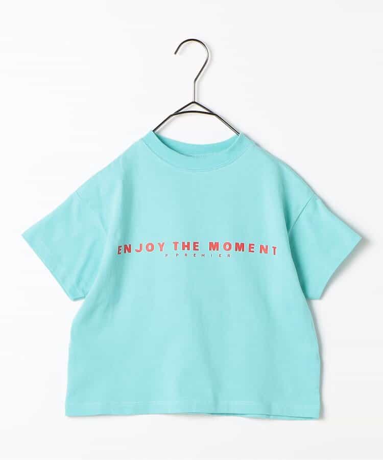 Japanese children's clothing p.prem#r letter print T-shirt 80-140cm boys/girls summer TOPS