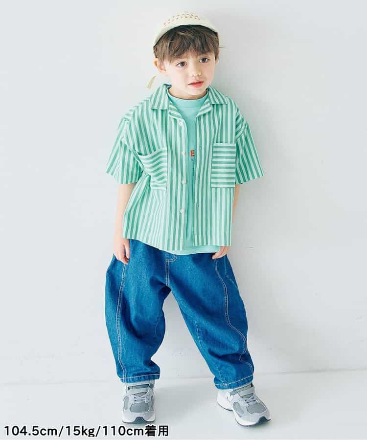 Japanese children's clothing p.prem#r letter print T-shirt 80-140cm boys/girls summer TOPS