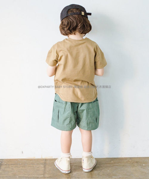 日本童裝 p.prem#r 刺繡短袖上衣 80-140cm 男童款/女童款 夏季 TOPS