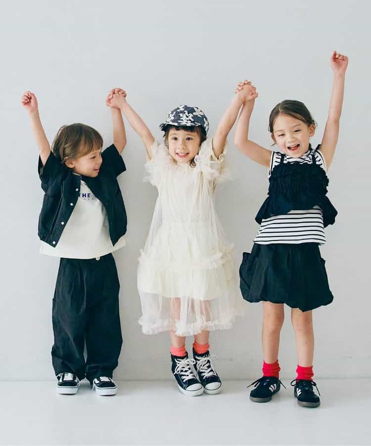 Japanese children's clothing p.prem#r typewriter snap button short-sleeved shirt 80-140cm boys/girls summer TOPS