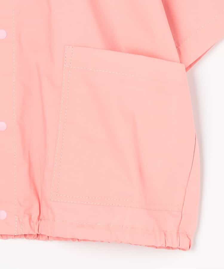 Japanese children's clothing p.prem#r typewriter snap button short-sleeved shirt 80-140cm boys/girls summer TOPS