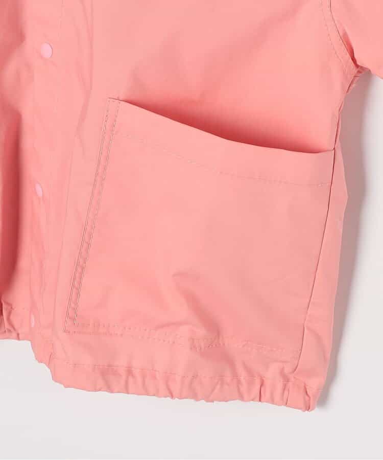 Japanese children's clothing p.prem#r typewriter snap button short-sleeved shirt 80-140cm boys/girls summer TOPS