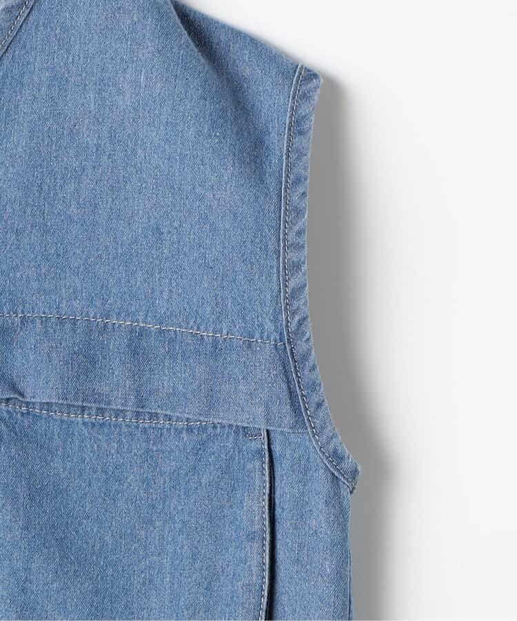 Japanese children's clothing p.prem#r 3D pocket work vest jacket 80-140cm boys/girls summer outerwear