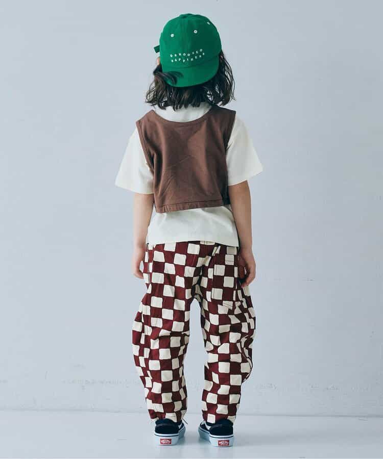 Japanese children's clothing p.prem#r vest T-shirt two-piece set 80-140cm boys/girls summer TOPS