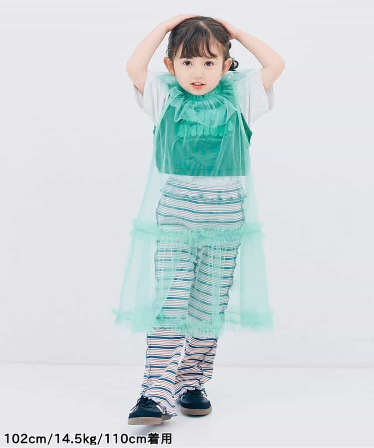 Japanese children's clothing p.prem#r vest T-shirt two-piece set 80-140cm boys/girls summer TOPS