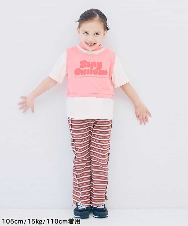 Japanese children's clothing p.prem#r vest T-shirt two-piece set 80-140cm boys/girls summer TOPS