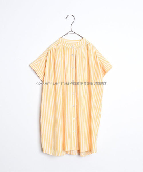 日本童裝 p.prem#r 直紋襯衫連身裙 80-140cm 女童款 夏季 DRESSES