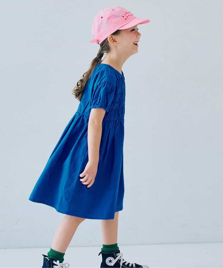 Japanese children's clothing p.prem#r cable pleated dress 80-140cm girls summer dresses