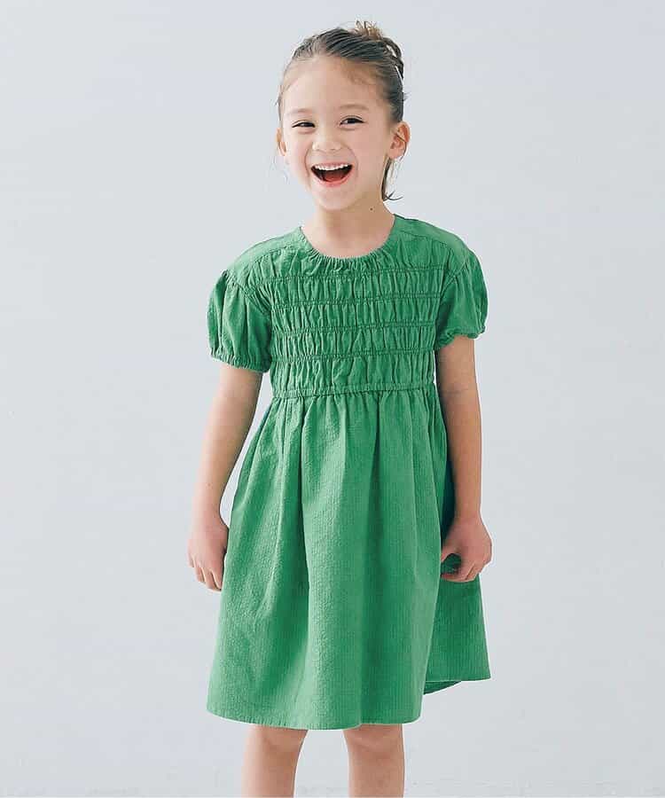 Japanese children's clothing p.prem#r cable pleated dress 80-140cm girls summer dresses