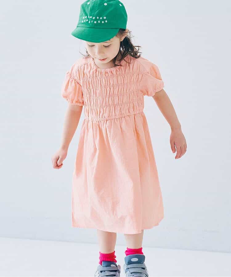 Japanese children's clothing p.prem#r cable pleated dress 80-140cm girls summer dresses