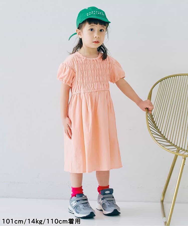 Japanese children's clothing p.prem#r cable pleated dress 80-140cm girls summer dresses