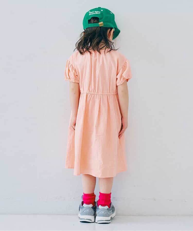 Japanese children's clothing p.prem#r cable pleated dress 80-140cm girls summer dresses