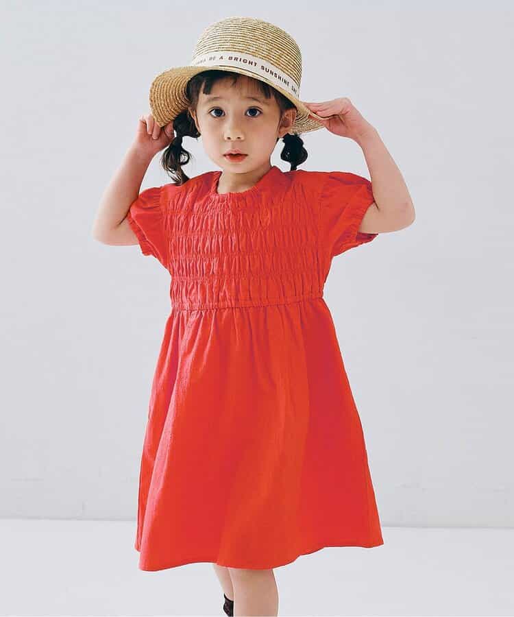 Japanese children's clothing p.prem#r cable pleated dress 80-140cm girls summer dresses