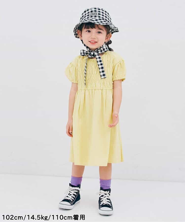 Japanese children's clothing p.prem#r cable pleated dress 80-140cm girls summer dresses