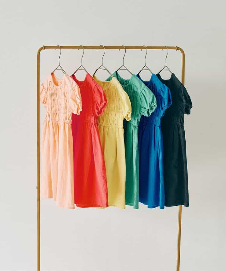 Japanese children's clothing p.prem#r cable pleated dress 80-140cm girls summer dresses