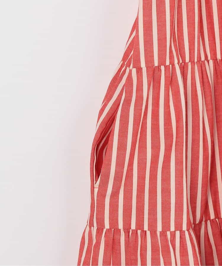 Japanese children's clothing p.prem#r 2Way reversible two-way wear front and back striped shirt dress 80-140cm girls summer dresses