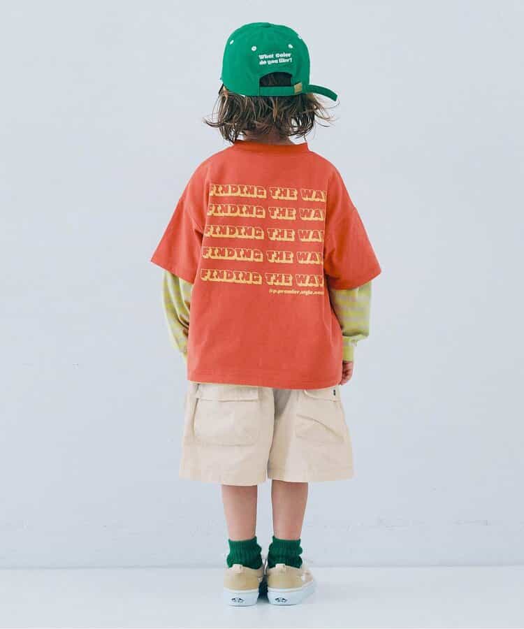 Japanese children's clothing p.prem#r 3D pocket work shorts 80-140cm boys/girls summer PANTS
