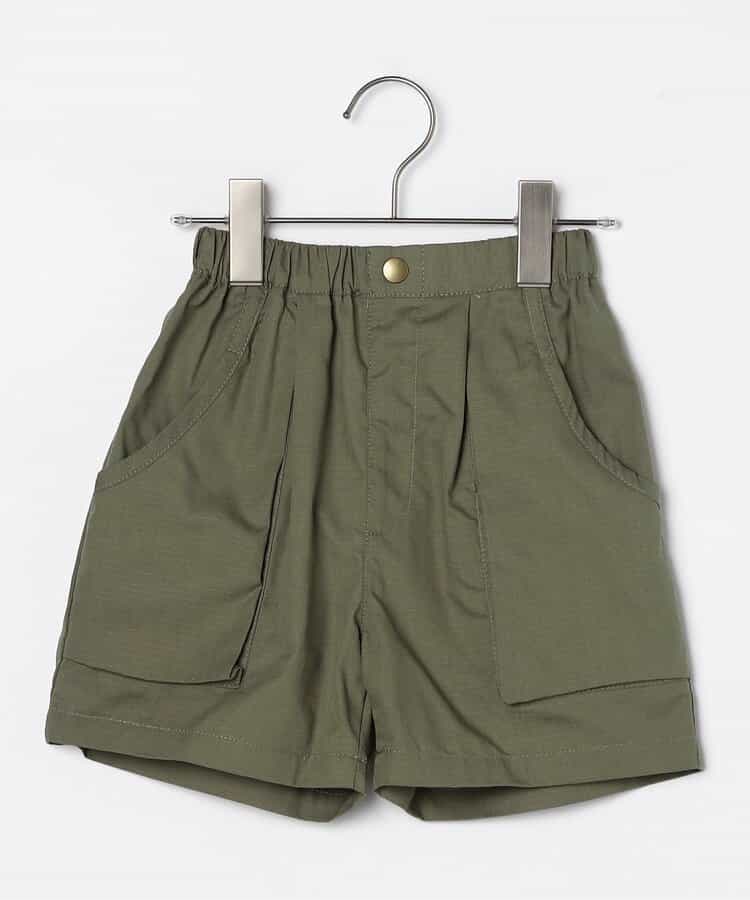 Japanese children's clothing p.prem#r 3D pocket work shorts 80-140cm boys/girls summer PANTS
