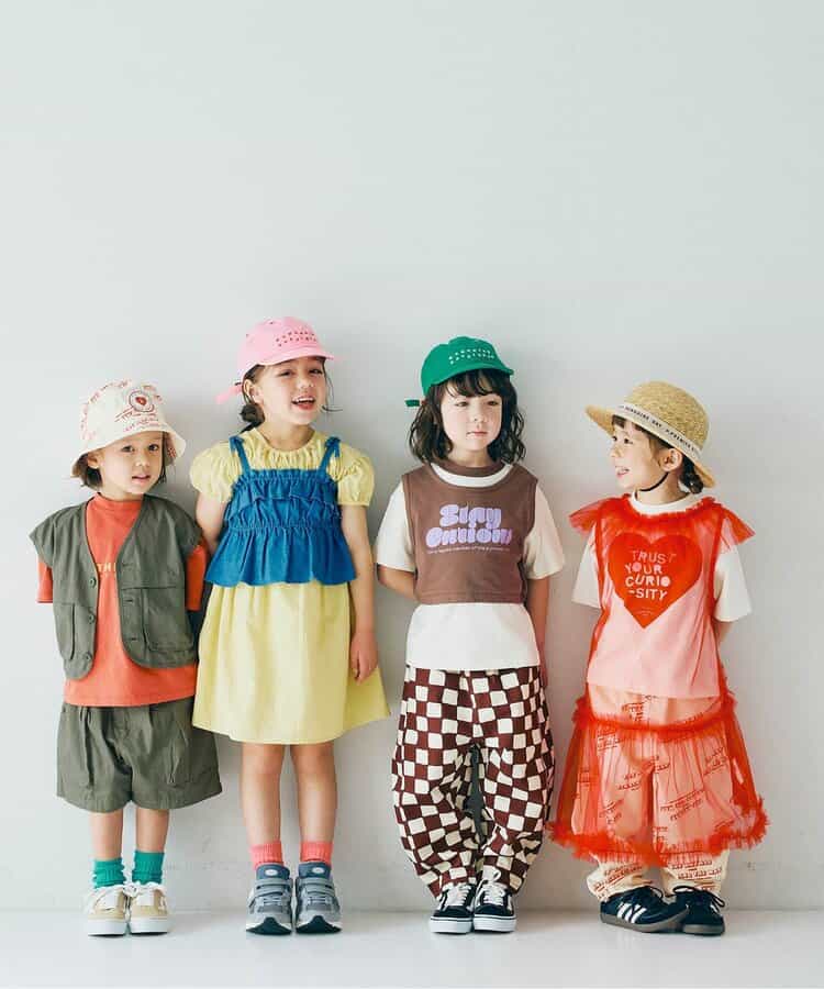 Japanese children's clothing p.prem#r letter print T-shirt 80-140cm boys/girls summer TOPS