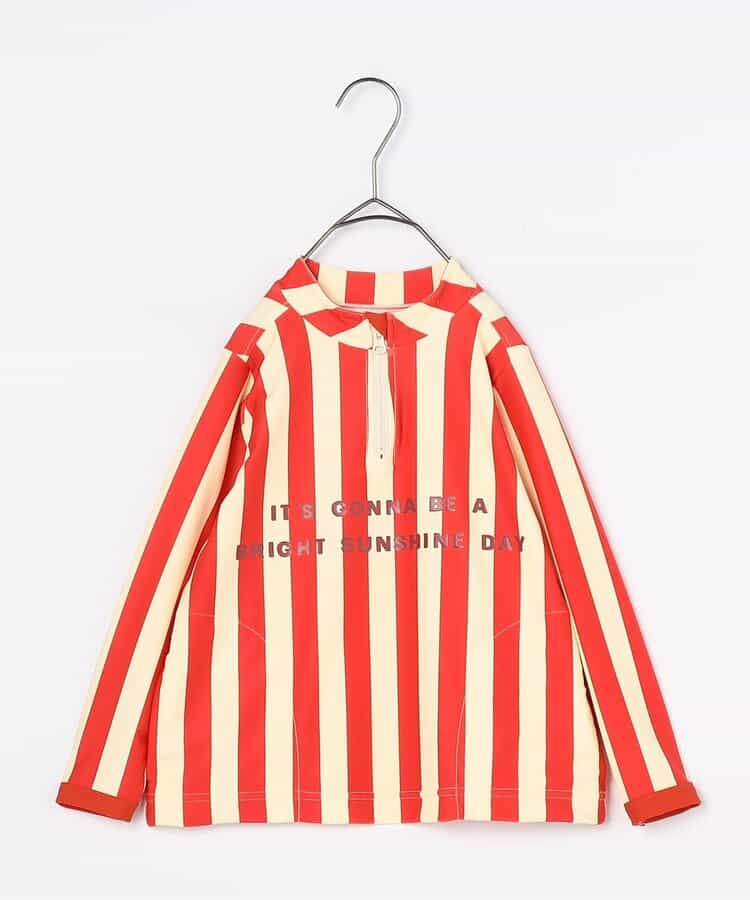 Japanese children's clothing p.prem#r UV protection half-zip swimsuit 80-140cm boys' summer swimsuit special edition