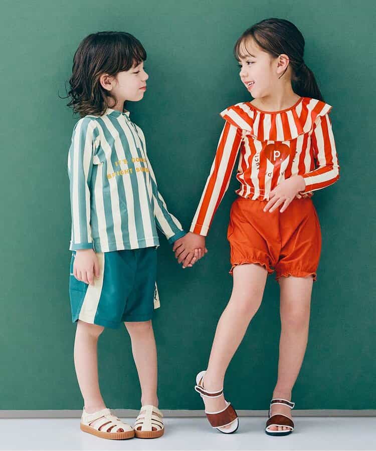 Japanese children's clothing p.prem#r UV protection beach shorts 80-140cm boys' summer swimsuit special edition