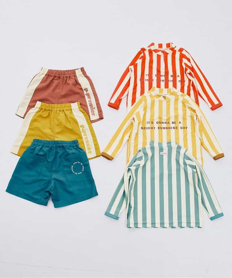 Japanese children's clothing p.prem#r UV protection beach shorts 80-140cm boys' summer swimsuit special edition