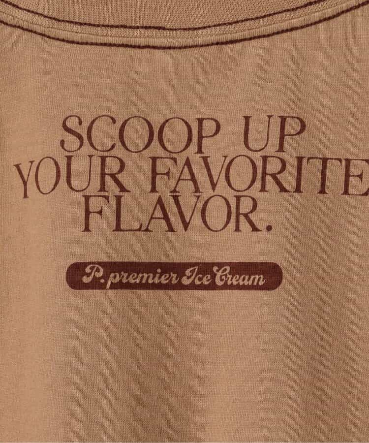 Japanese children's clothing p.prem#r ice cream print top 80-140cm boys/girls summer TOPS
