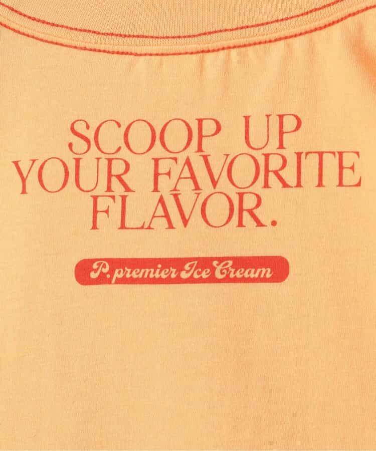 Japanese children's clothing p.prem#r ice cream print top 80-140cm boys/girls summer TOPS