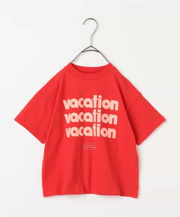 Japanese children's clothing p.prem#r letter print short-sleeved top 80-140cm boys/girls summer TOPS